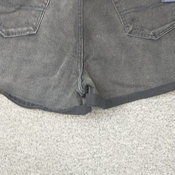 BUFFALO David Bitton Joanna Womens Shorts 33 Super High Rise Denim Distressed - Picture 9 of 11